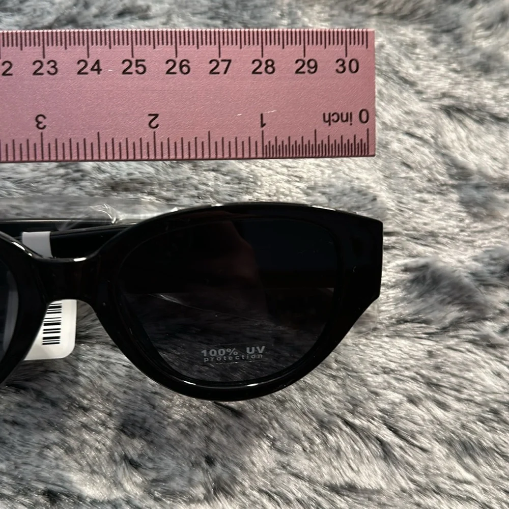 Torrid Black Angular Cateye Smoke Lens Sunglasses NWT